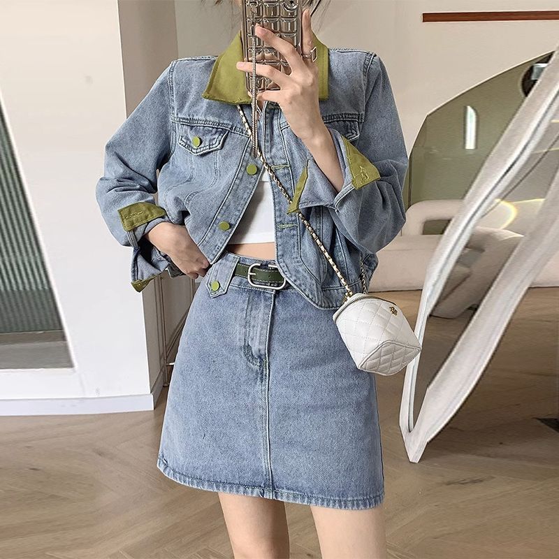 Street Fashion Jacket - Abrigos de mezclilla, minifaldas, conjuntos de