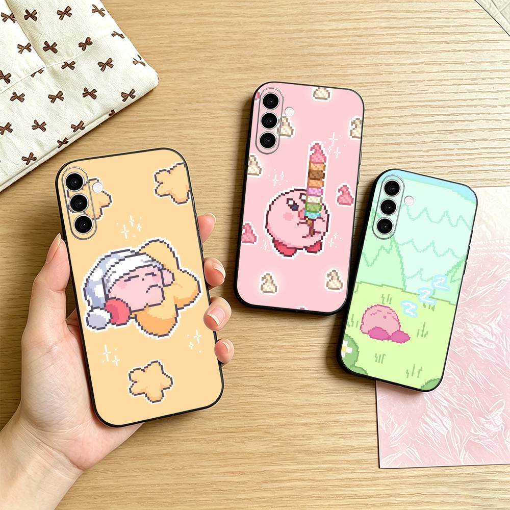 Street Fashion Store - Funda de teléfono Cartoon Pink Pixel