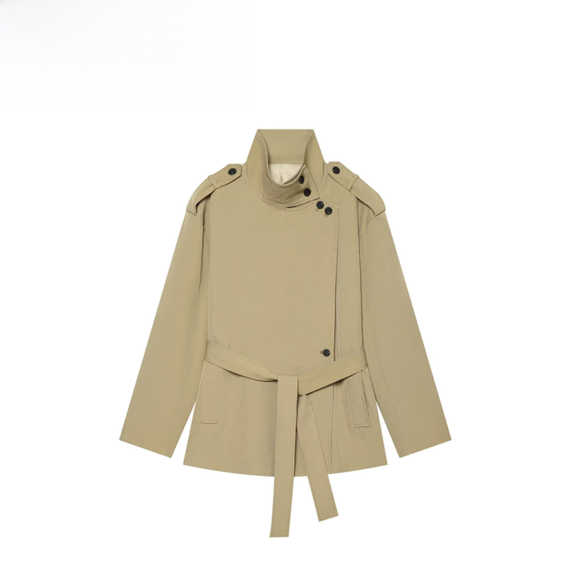 Street Fashion Online - Abrigo de Mujer con Cinturón Estilo