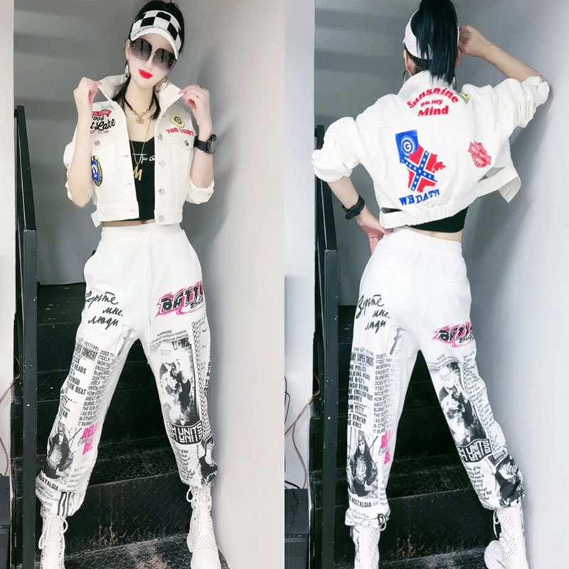 Street Fashion Graffiti - Conjunto de dos piezas de moda