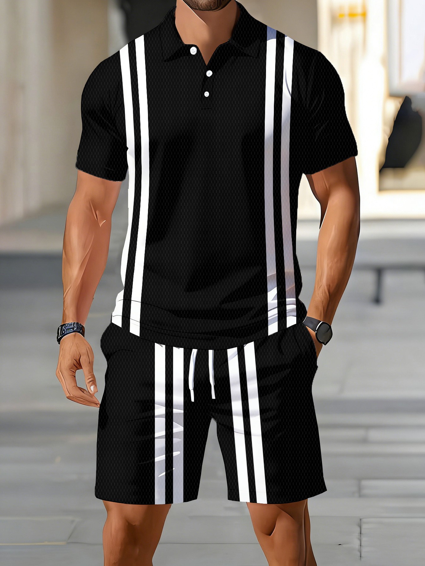 Street Fashion Designer - Conjunto de Polo de Manga Corta
