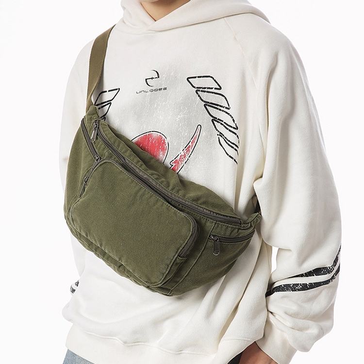 Bolso bandolera de lona inform - Korean Street Fashion Female reseña y precio