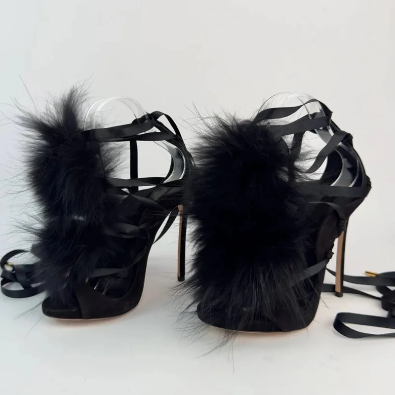 Sandalias de tacón fino con pu - Street Fashion Runway reseña y precio