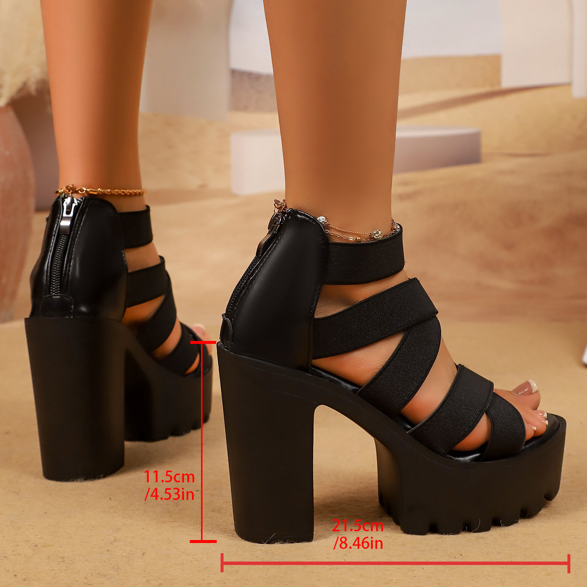 Sandalias de Plataforma con Ta - Chunky Sneaker Platform reseña y precio