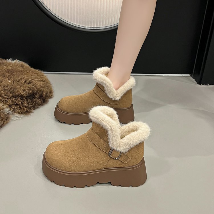 Botas de nieve de fondo grueso - Street Fashion Online reseña y precio