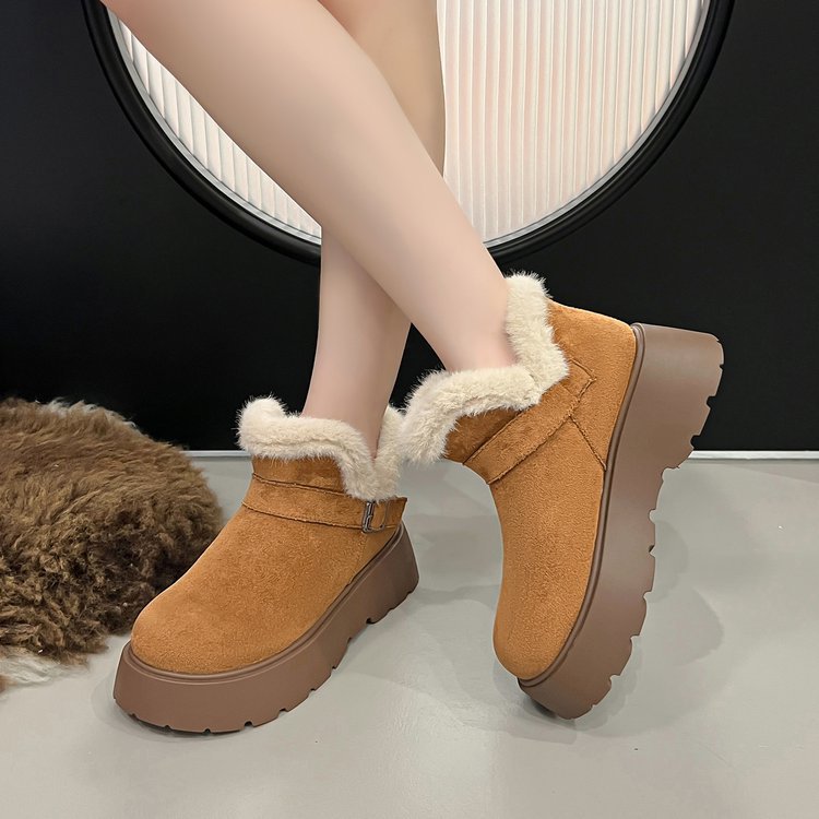 Botas de nieve de fondo grueso - Street Fashion Online reseña y precio
