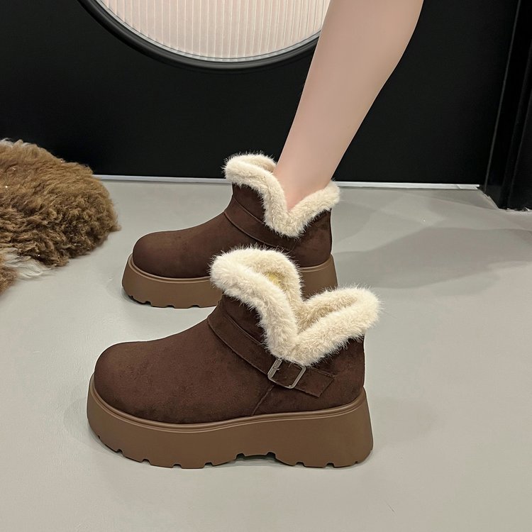 Botas de nieve de fondo grueso - Street Fashion Online reseña y precio
