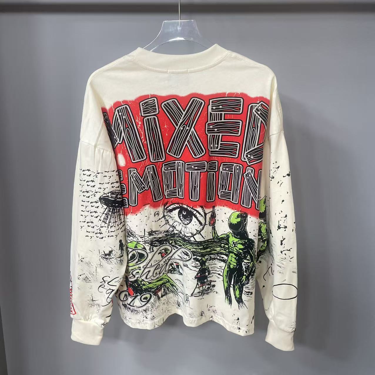 Camiseta de manga larga MIXED- - Street Fashion Designer reseña y precio