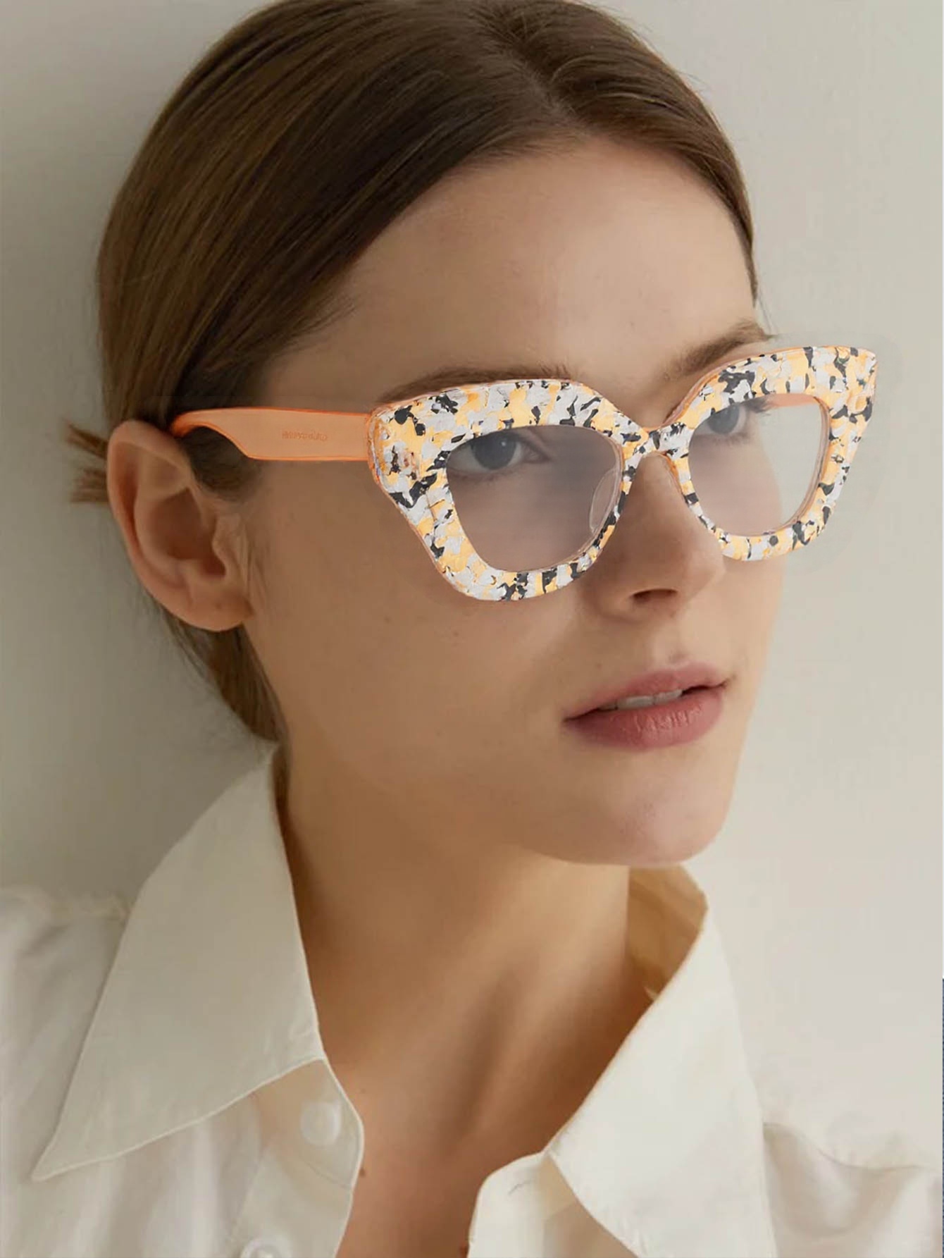 Gafas de montura grande con te - Street Fashion Runway reseña y precio