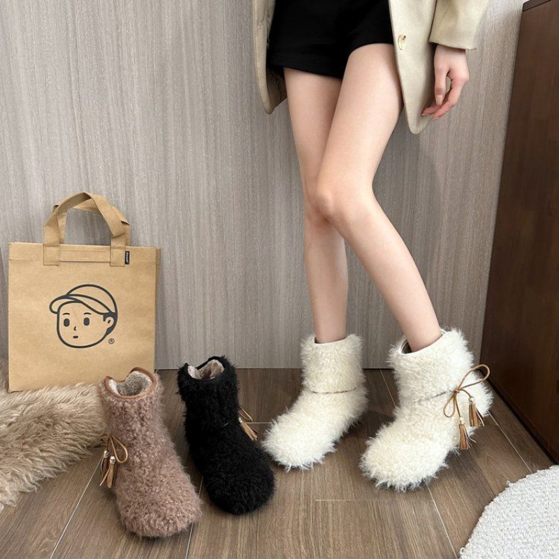 Zapatos blancos con forro pola - Street Fashion Online reseña y precio