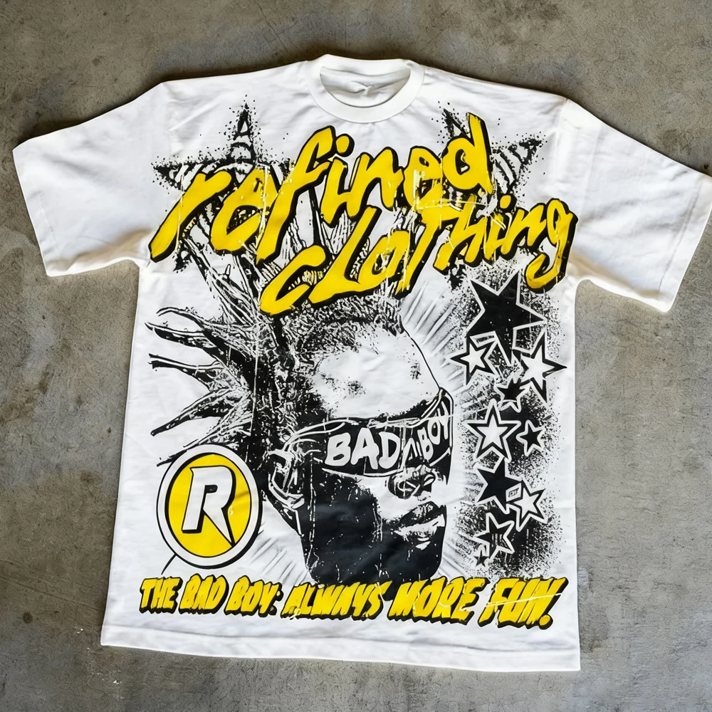 Camiseta Retro de los 90s con  - Street Fashion Graffiti reseña y precio