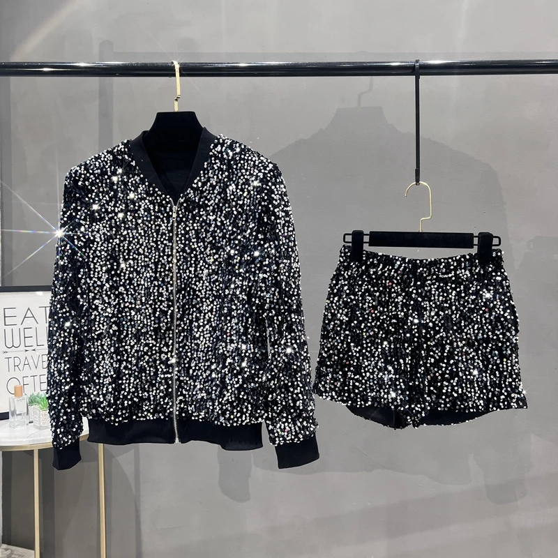 Abrigo de lentejuelas Premium  - Street Fashion Jacket reseña y precio