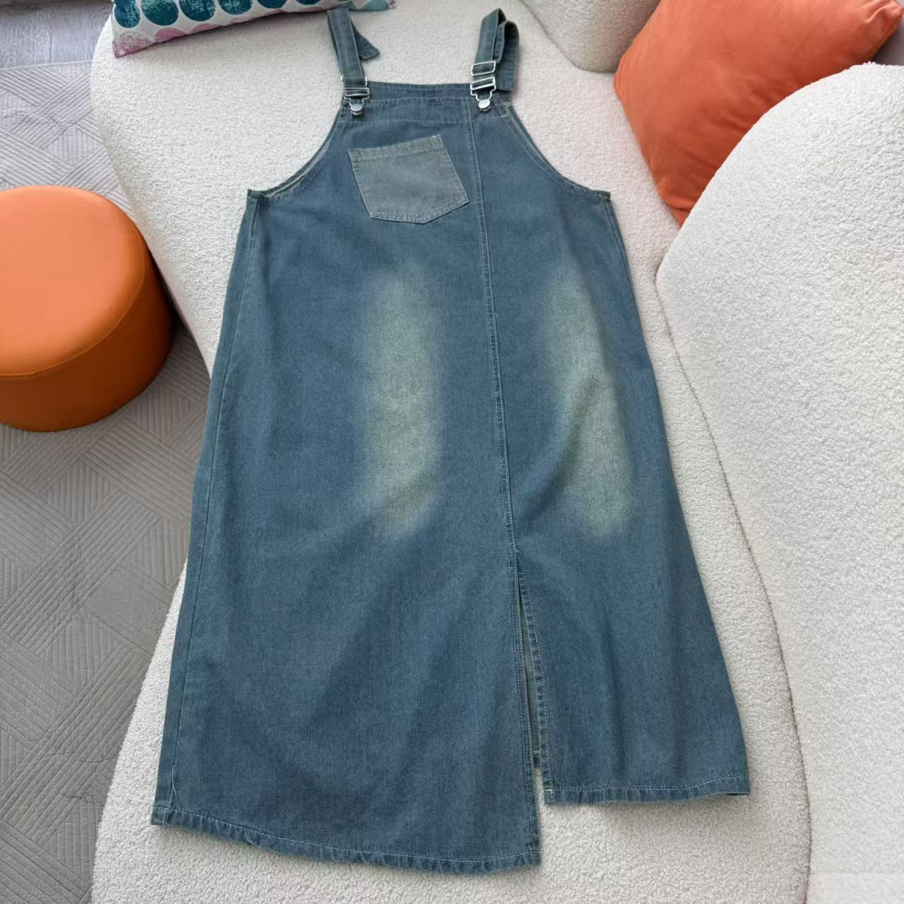 Vestidos vaqueros con tirantes - Street Fashion Kl reseña y precio