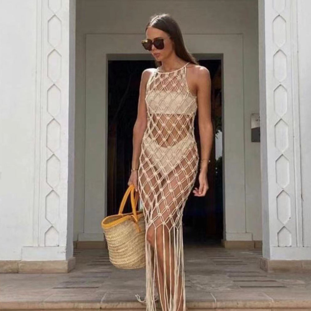 Beachapche Vestido largo con c - Street Fashion Runway reseña y precio