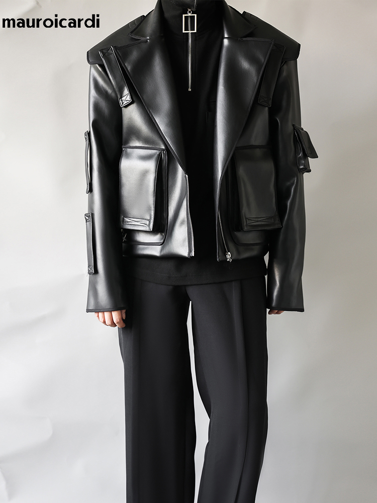 Mauroicardi-Chaqueta corta de  - Street Fashion Runway reseña y precio