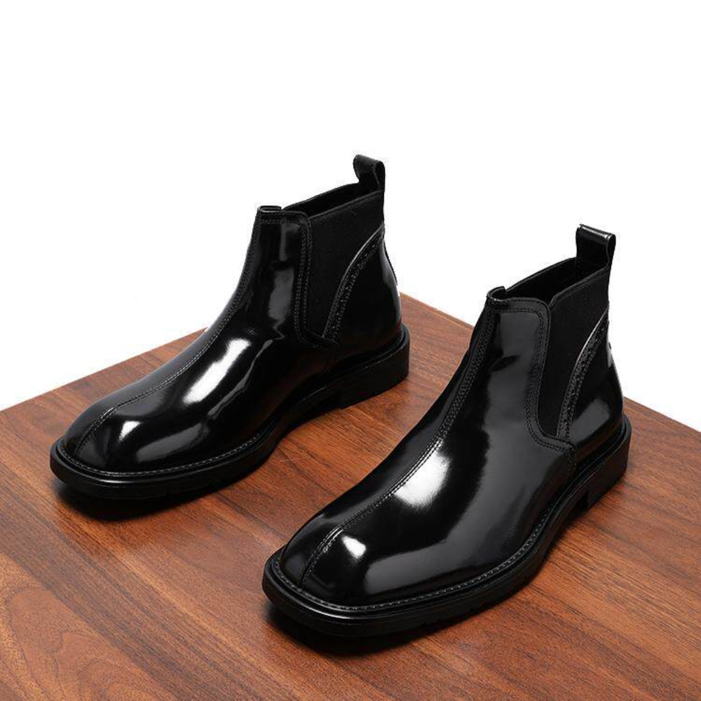 Botas de Cuero Genuino para Ho - Street Fashion Online reseña y precio