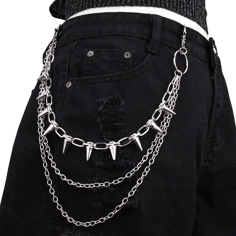 Hip Hop Punk Rock pantalones d - Street Fashion Necklace reseña y precio