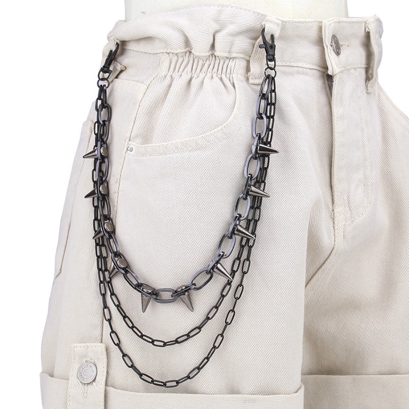 Hip Hop Punk Rock pantalones d - Street Fashion Necklace reseña y precio