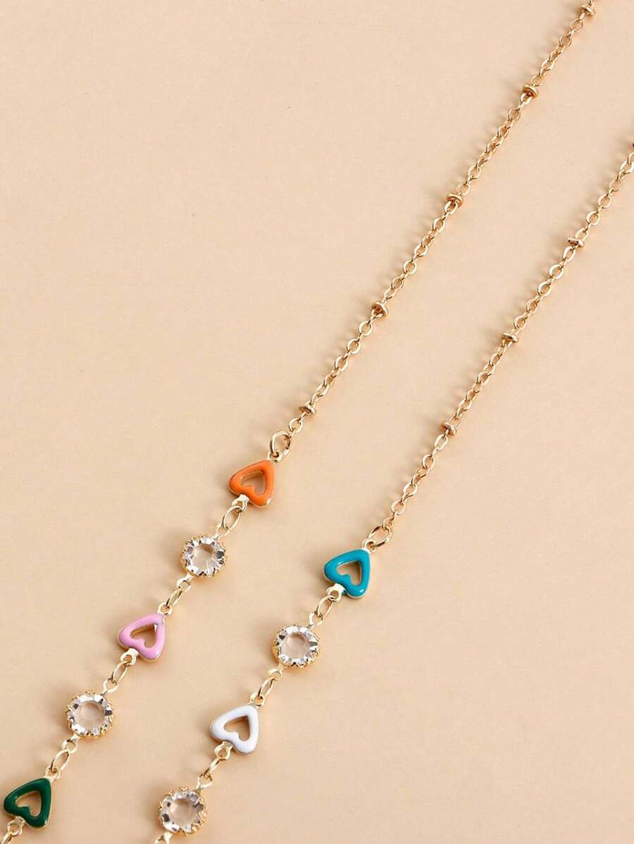 1 unidad de cordón antidesliza - Street Fashion Necklace reseña y precio