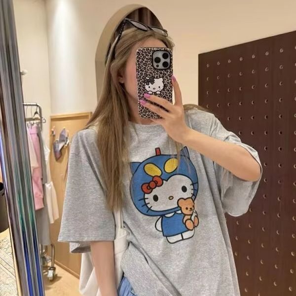 Camiseta de manga corta con es - Street Fashion Designer reseña y precio