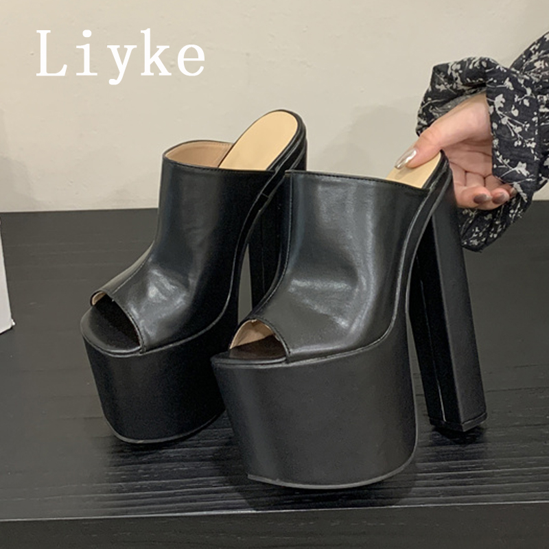 Liyke Runway moda 18CM tacones - Street Fashion Runway reseña y precio