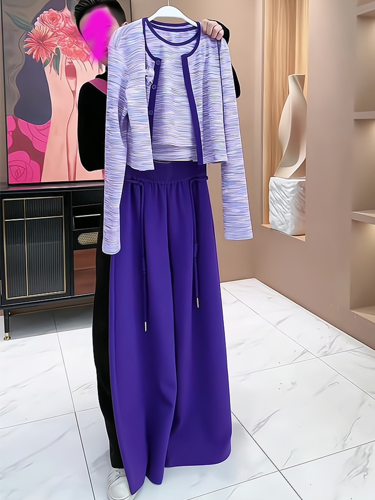 Conjunto de pantalones anchos  - Street Fashion Online reseña y precio
