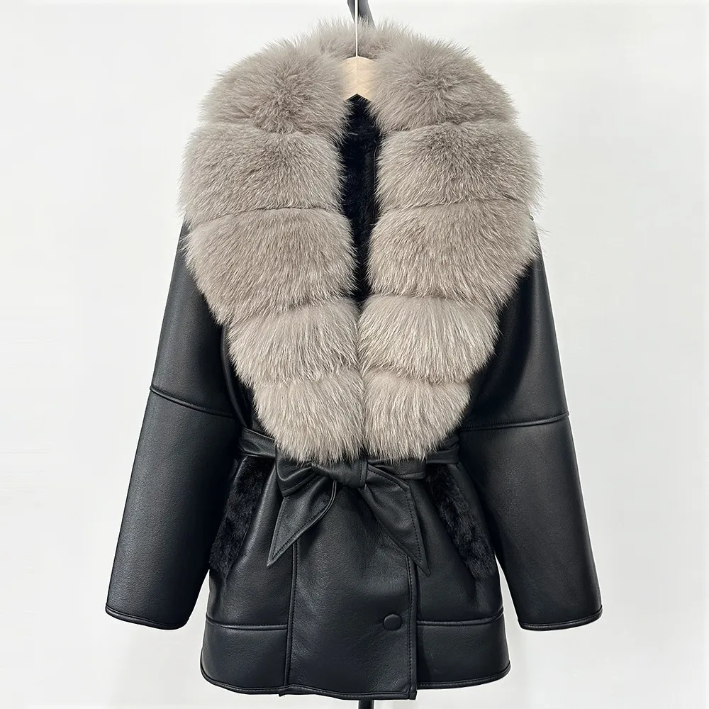 Chaqueta de piel de cordero Re - Street Fashion Store reseña y precio