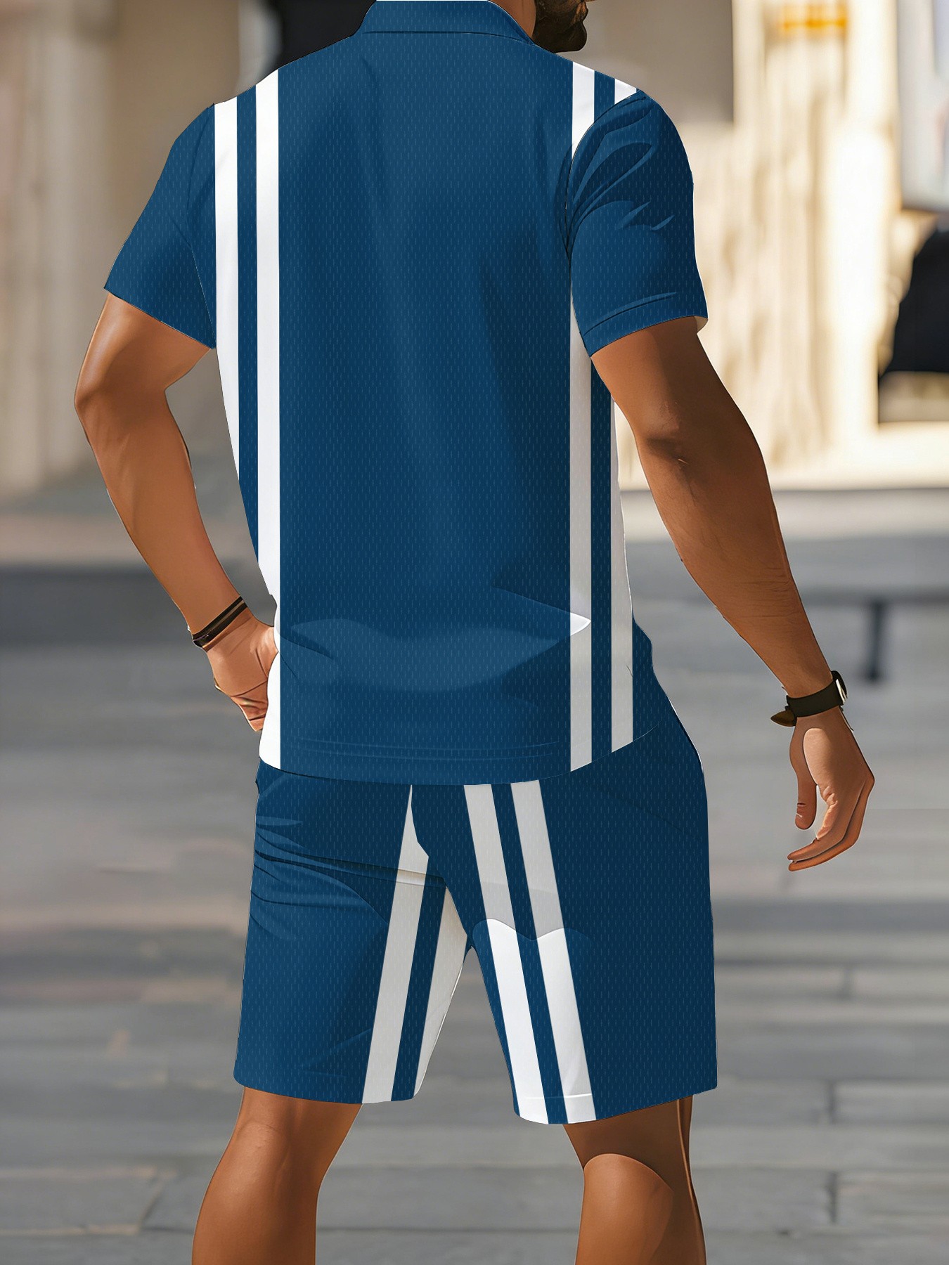 Conjunto de Polo de Manga Cort - Street Fashion Designer reseña y precio