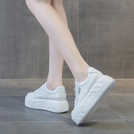 Zapatos de cuero de microfibra - Chunky Sneaker Platform reseña y precio