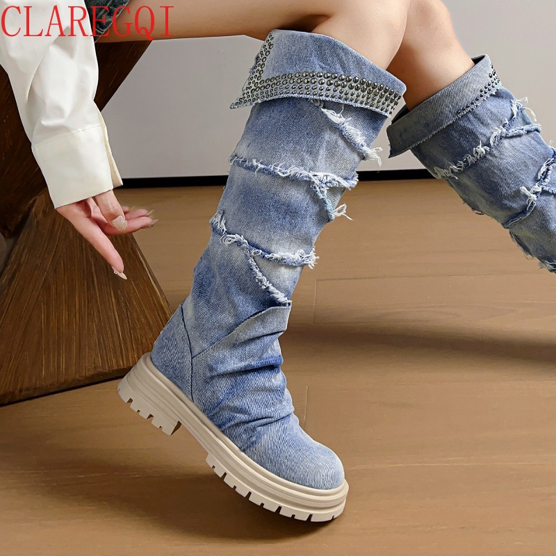 Botas de otoño para mujer, est - Street Fashion Girl reseña y precio
